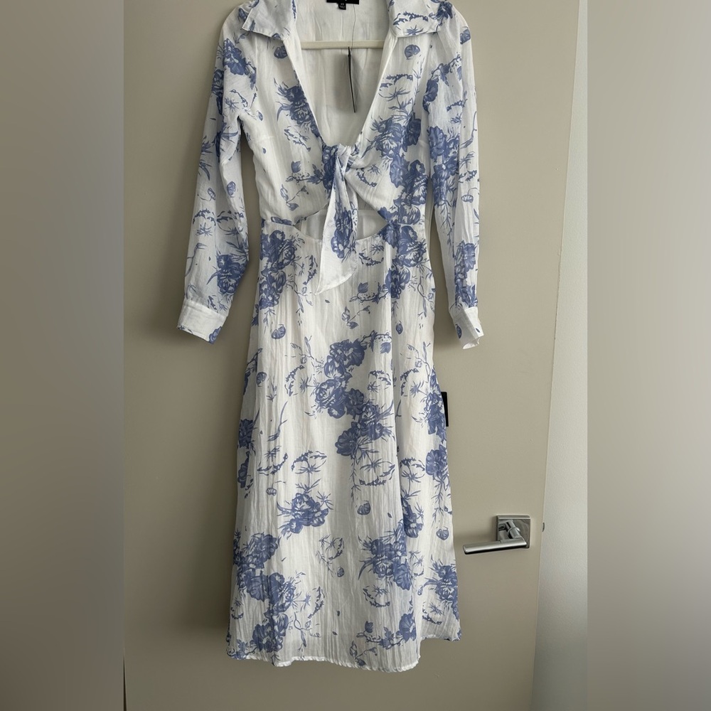 Lulus Tie Front Dress (XS)